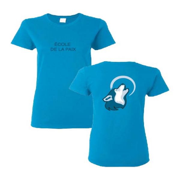 Image de Chandail manche courte logo couleur - FEMME 