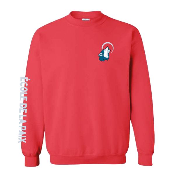 Image de Ouaté col rond logo couleur - ADULTE 