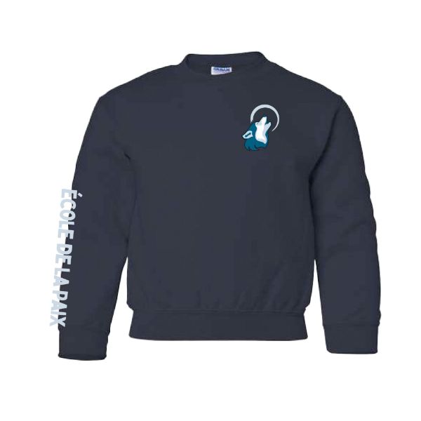 Image de Ouaté col rond logo couleur - JUNIOR 